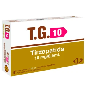 T.G. 10 TIZERPATIDA 10 MG/0,5 ML 4 U.